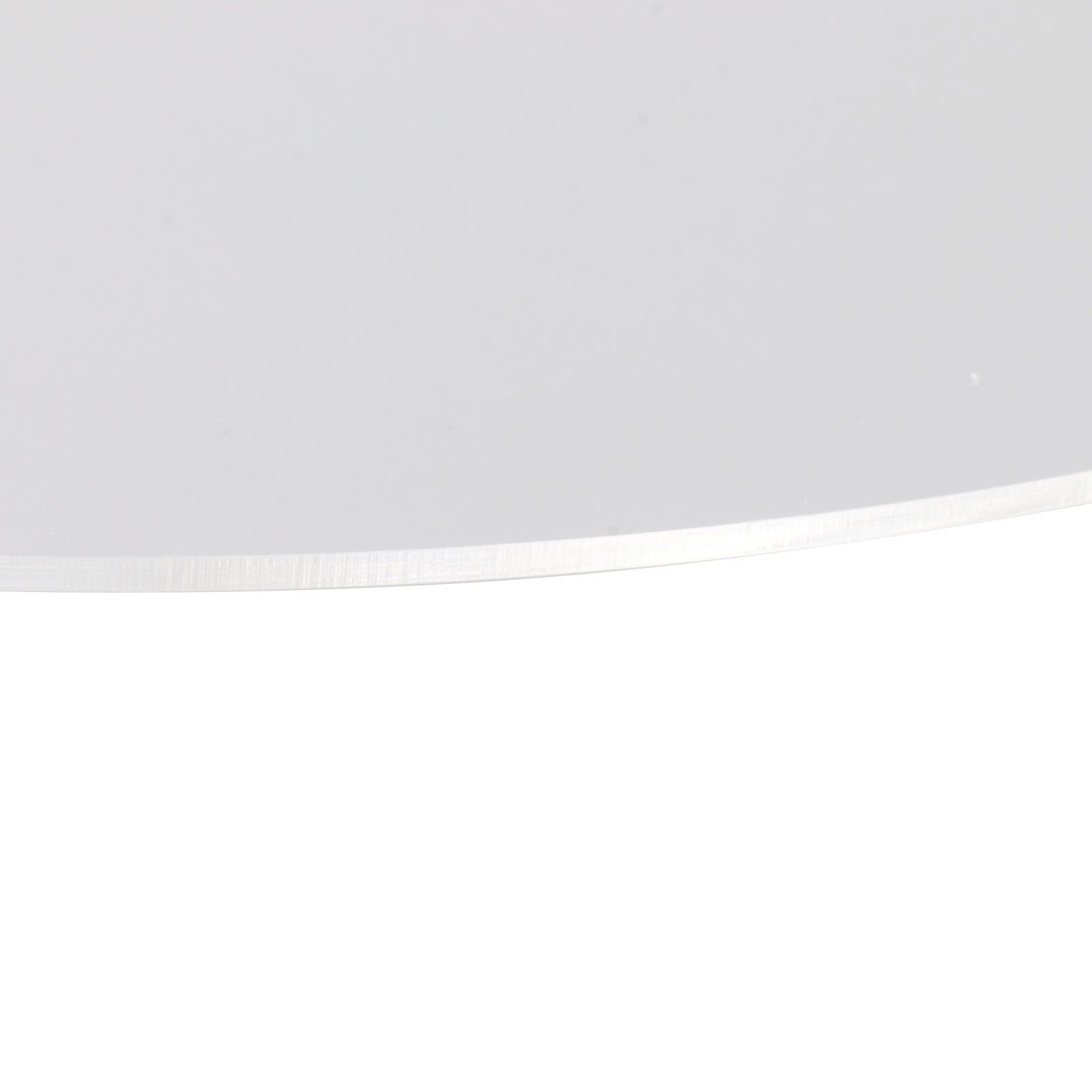 2pcs Wall Mount Floating Corner Shelves Quarter Round Hanging Corner Shelves for Bedrooms Living Rooms Shower Room Transparent