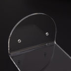 Electric Guitar Wall Mount Sturdy Acrylic Seamless High Stability Electric Guitar Hanger for Display Storage