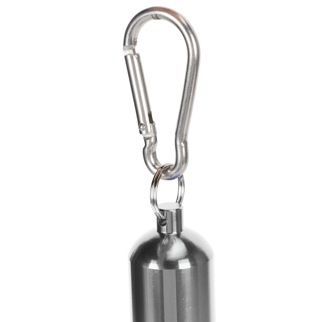 Cigar Tube Aluminum Alloy Waterproof Detachable Sealed Lightweight Cigar Case Tube for Daily Use Silver