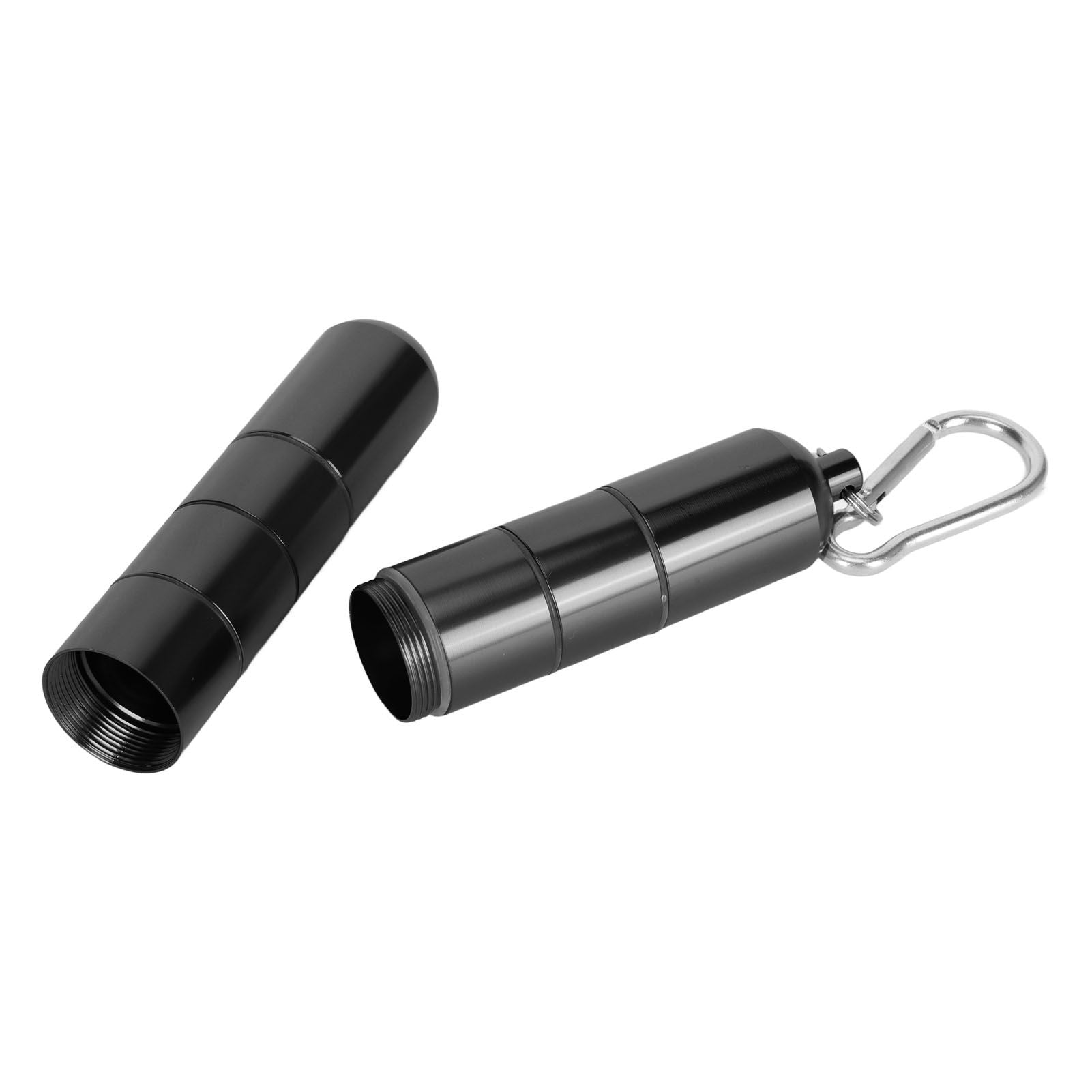 Cigar Tube Aluminum Alloy Waterproof Detachable Sealed Lightweight Cigar Case Tube for Daily Use Black