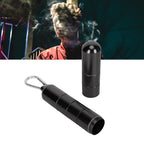 Cigar Tube Aluminum Alloy Waterproof Detachable Sealed Lightweight Cigar Case Tube for Daily Use Black