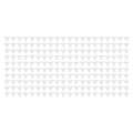 200pcs Inside Corner Dust Guards Clear Triangular Anti Collision Dust Proof Table Corner Guards for Stairs Closets Cabinets Drawers