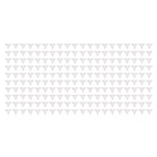 200pcs Inside Corner Dust Guards Clear Triangular Anti Collision Dust Proof Table Corner Guards for Stairs Closets Cabinets Drawers