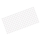 200pcs Inside Corner Dust Guards Clear Triangular Anti Collision Dust Proof Table Corner Guards for Stairs Closets Cabinets Drawers