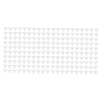 200pcs Inside Corner Dust Guards Clear Triangular Anti Collision Dust Proof Table Corner Guards for Stairs Closets Cabinets Drawers