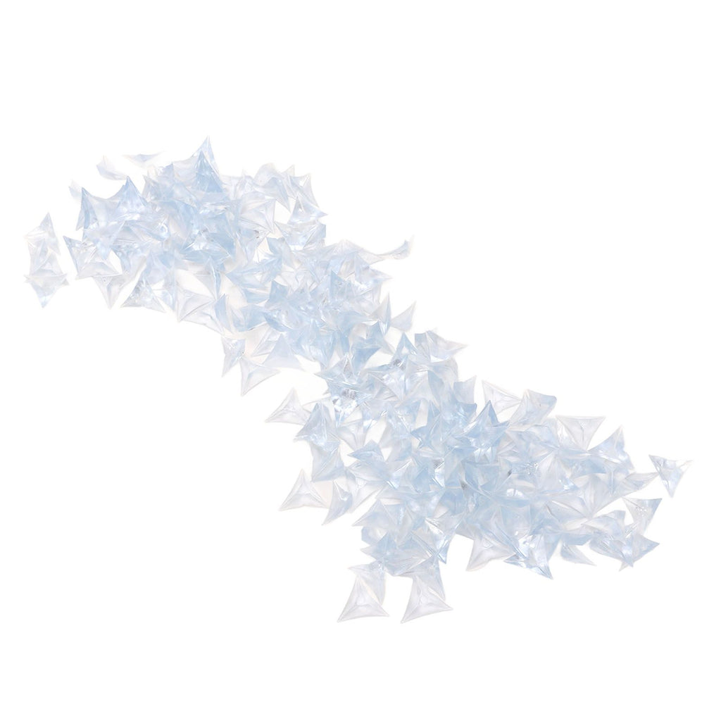 200pcs Inside Corner Dust Guards Clear Triangular Anti Collision Dust Proof Table Corner Guards for Stairs Closets Cabinets Drawers