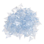 200pcs Inside Corner Dust Guards Clear Triangular Anti Collision Dust Proof Table Corner Guards for Stairs Closets Cabinets Drawers