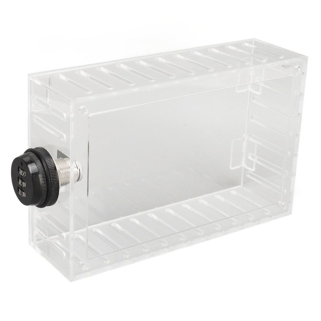 Thermostat Lock Box Universal Large Transparent Thermostat Protective Guard for Thermostat On Wall Coded Lock