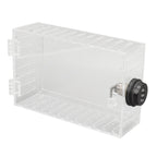 Thermostat Lock Box Universal Large Transparent Thermostat Protective Guard for Thermostat On Wall Coded Lock