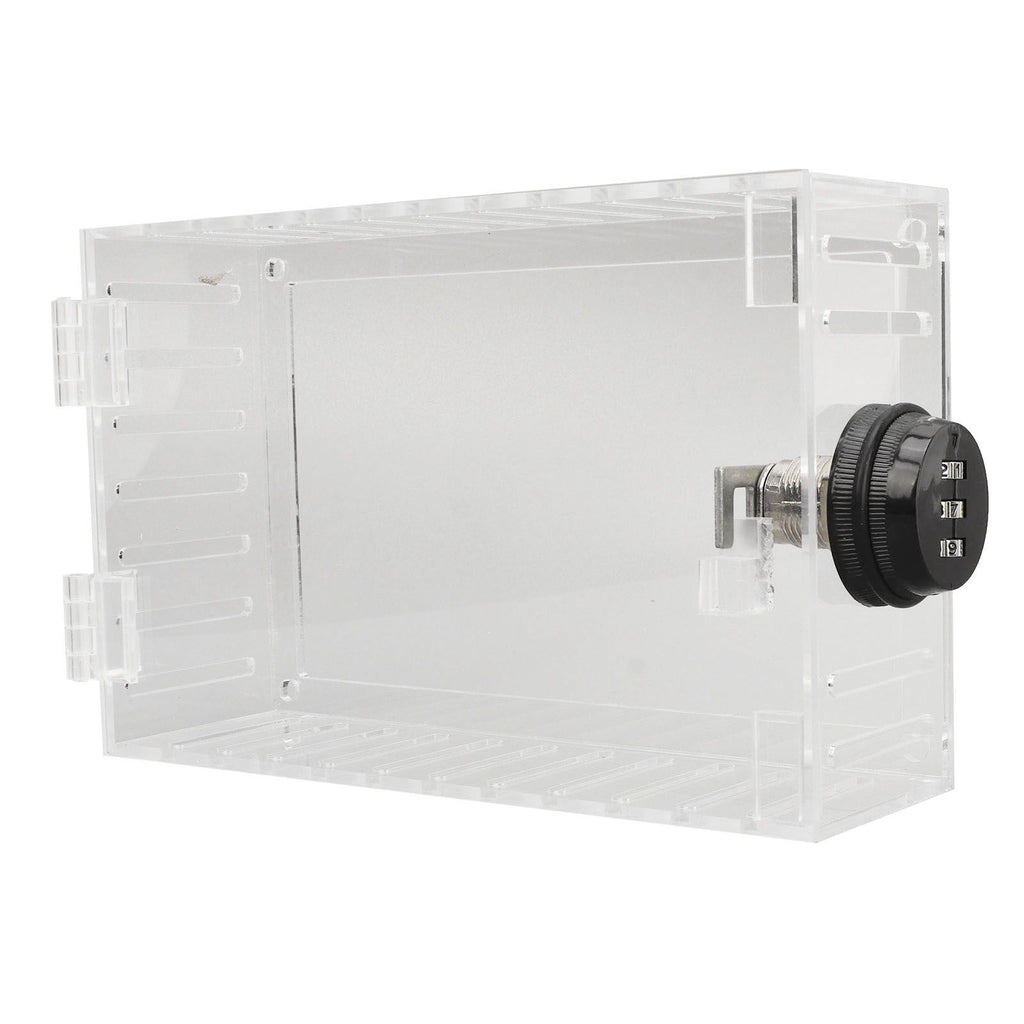 Thermostat Lock Box Universal Large Transparent Thermostat Protective Guard for Thermostat On Wall Coded Lock