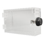 Thermostat Lock Box Universal Large Transparent Thermostat Protective Guard for Thermostat On Wall Coded Lock