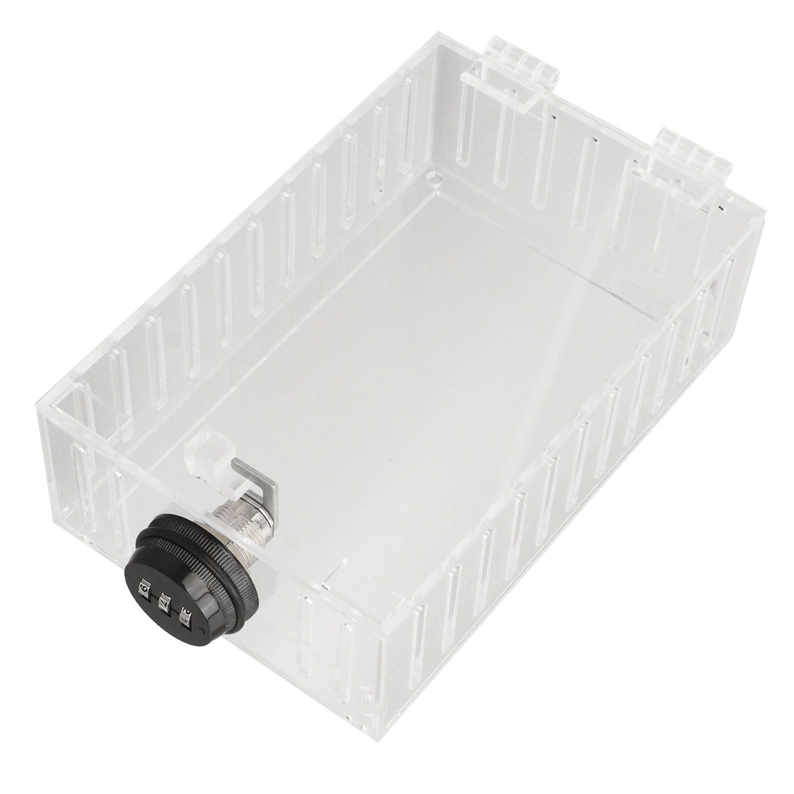 Thermostat Lock Box Universal Large Transparent Thermostat Protective Guard for Thermostat On Wall Coded Lock
