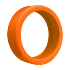 8PCS Luggage Suitcase Wheels Covers Noise Canceling Shock Absorbing Trolley Case Silicone Caster Protection Cover Orange