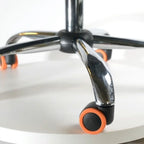 8PCS Luggage Suitcase Wheels Covers Noise Canceling Shock Absorbing Trolley Case Silicone Caster Protection Cover Orange