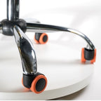 8PCS Luggage Suitcase Wheels Covers Noise Canceling Shock Absorbing Trolley Case Silicone Caster Protection Cover Orange