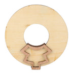 Wooden Music Circle Wheel Educational Rugged Adjustable Durable Circle of Fifths Wheel for Musician