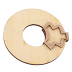 Wooden Music Circle Wheel Educational Rugged Adjustable Durable Circle of Fifths Wheel for Musician
