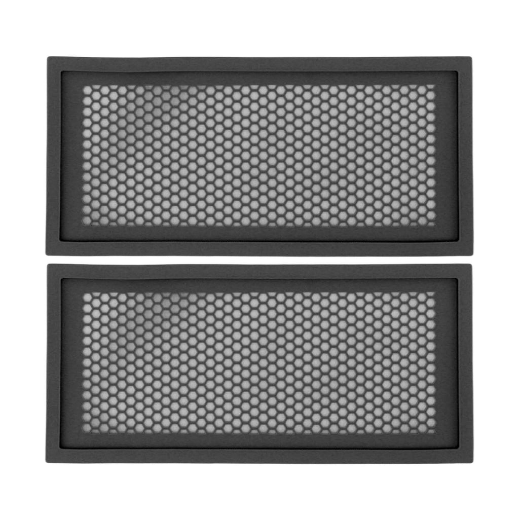 2Pcs Baby Proof Vent Cover Child Proof Safe Soft Silicone for Home Floor Catch Debris Hair Insect Black