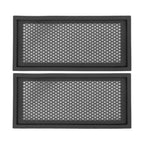 2Pcs Baby Proof Vent Cover Child Proof Safe Soft Silicone for Home Floor Catch Debris Hair Insect Black