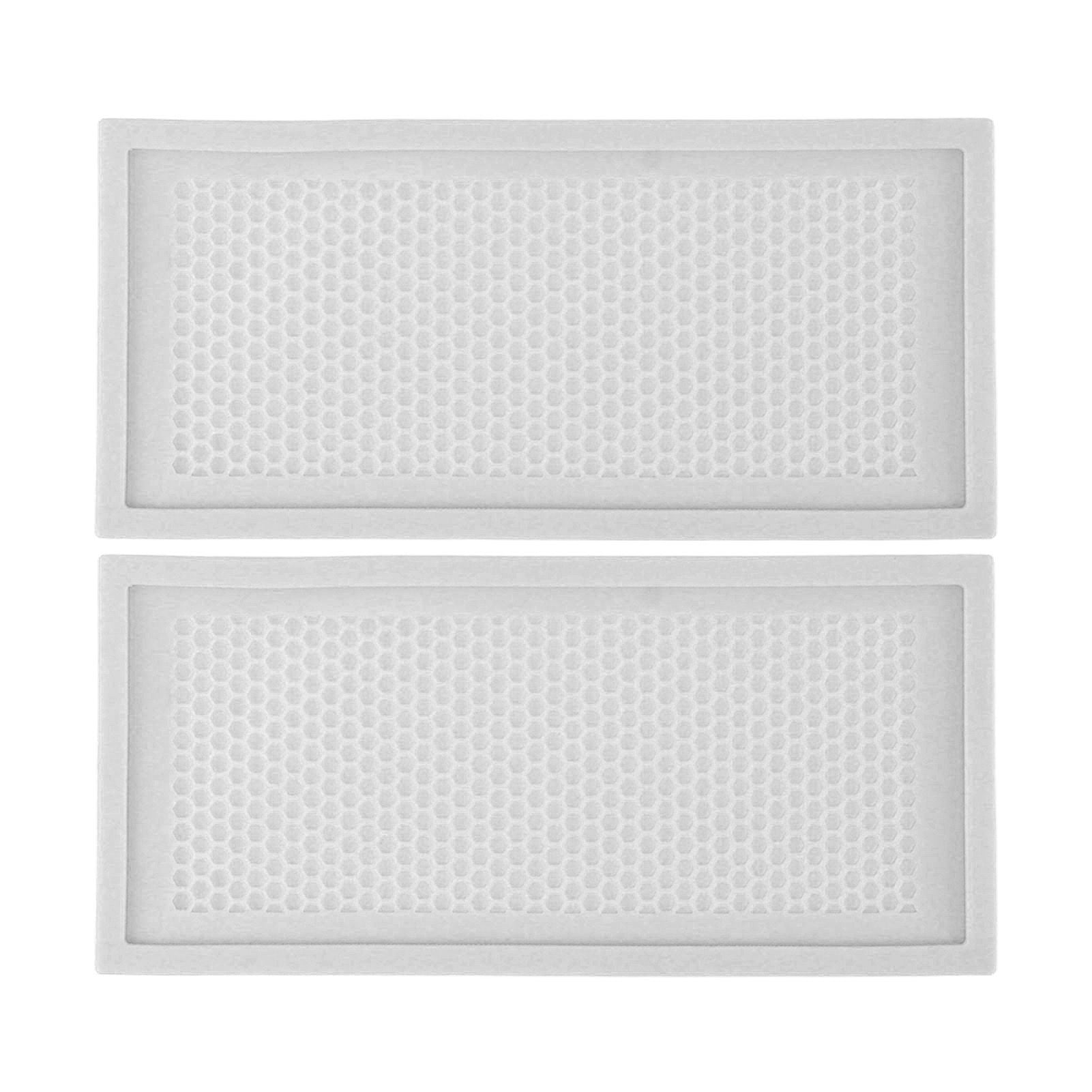 2Pcs Baby Proof Vent Cover Child Proof Safe Soft Silicone for Home Floor Catch Debris Hair Insect White