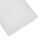 2Pcs Baby Proof Vent Cover Child Proof Safe Soft Silicone for Home Floor Catch Debris Hair Insect White