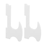2PCS Lightsaber Stand Wall Mount Holder Acrylic Easy Installation Wand Stand for Wand Cosplay White