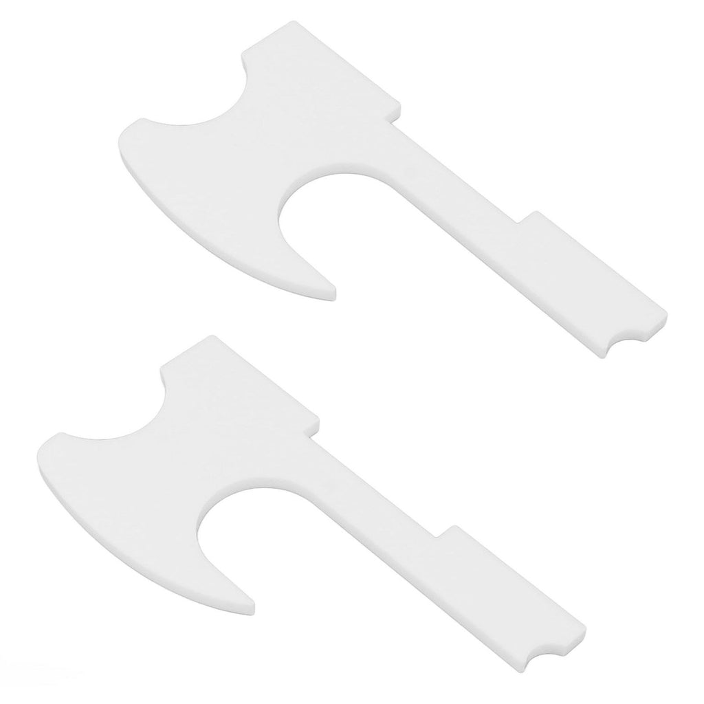 2PCS Lightsaber Stand Wall Mount Holder Acrylic Easy Installation Wand Stand for Wand Cosplay White