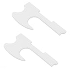 2PCS Lightsaber Stand Wall Mount Holder Acrylic Easy Installation Wand Stand for Wand Cosplay White