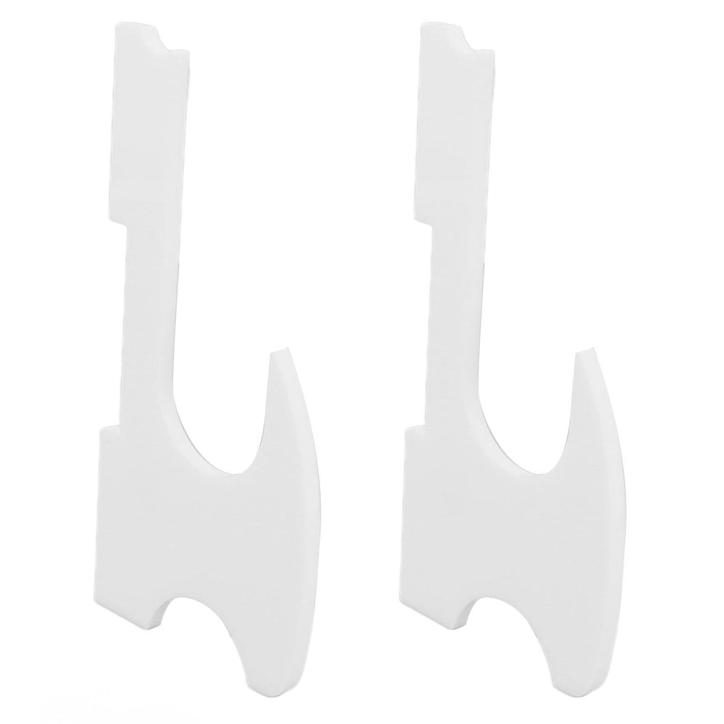 2PCS Lightsaber Stand Wall Mount Holder Acrylic Easy Installation Wand Stand for Wand Cosplay White
