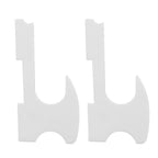 2PCS Lightsaber Stand Wall Mount Holder Acrylic Easy Installation Wand Stand for Wand Cosplay White