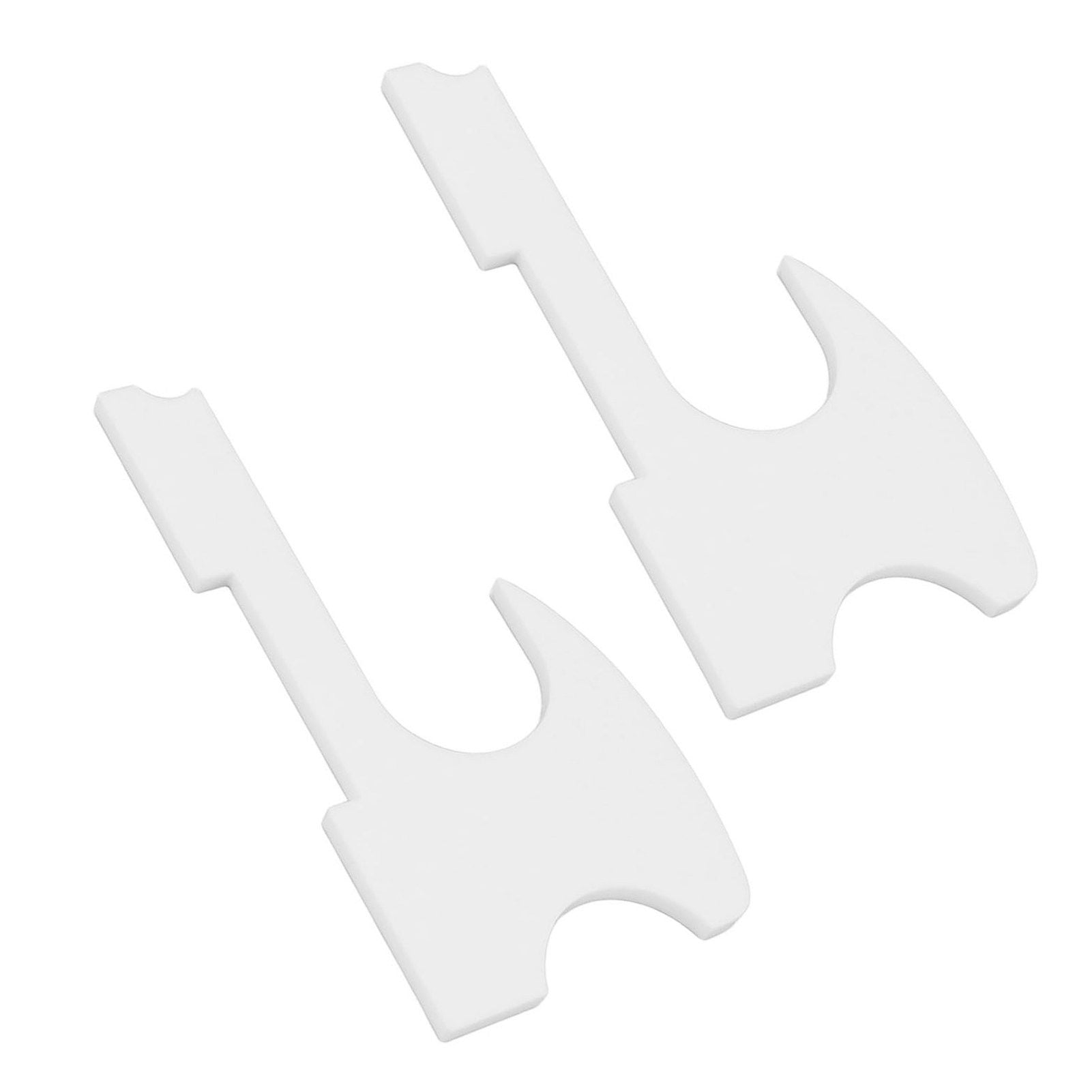 2PCS Lightsaber Stand Wall Mount Holder Acrylic Easy Installation Wand Stand for Wand Cosplay White