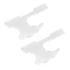 2PCS Lightsaber Stand Wall Mount Holder Acrylic Easy Installation Wand Stand for Wand Cosplay Transparent