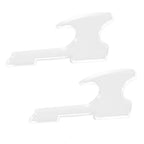 2PCS Lightsaber Stand Wall Mount Holder Acrylic Easy Installation Wand Stand for Wand Cosplay Transparent