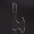 2PCS Lightsaber Stand Wall Mount Holder Acrylic Easy Installation Wand Stand for Wand Cosplay Transparent