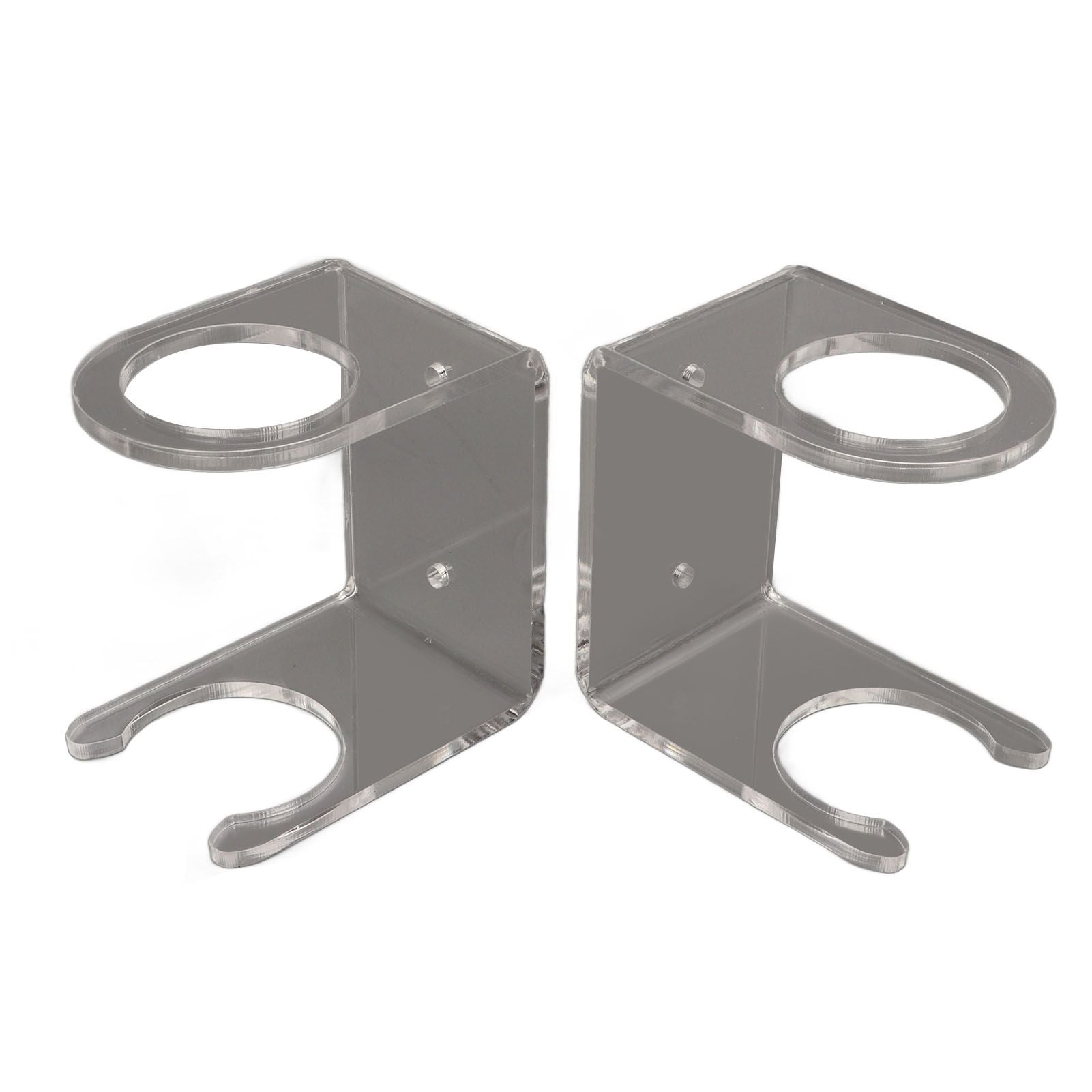 2PCS Baseball Bat Wall Stand Acrylic Wall Mounted Ball Holder Rack Baseball Bat Display Shelf for Home Stadium Office Collection Transparent