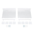 2PCS Floating Shelf Acrylic Wall Shelf Easy Installation Wall Mount for Speaker Monitor Living Room Wall Decor
