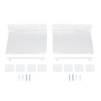 2PCS Floating Shelf Acrylic Wall Shelf Easy Installation Wall Mount for Speaker Monitor Living Room Wall Decor