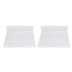 2PCS Floating Shelf Acrylic Wall Shelf Easy Installation Wall Mount for Speaker Monitor Living Room Wall Decor
