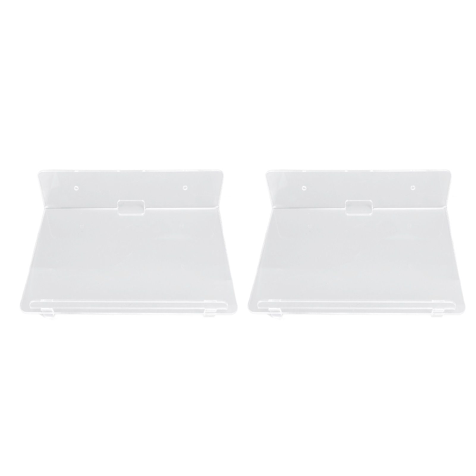 2PCS Floating Shelf Acrylic Wall Shelf Easy Installation Wall Mount for Speaker Monitor Living Room Wall Decor