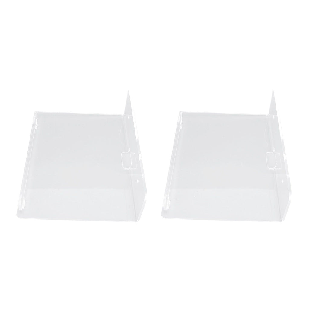 2PCS Floating Shelf Acrylic Wall Shelf Easy Installation Wall Mount for Speaker Monitor Living Room Wall Decor