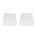 2PCS Floating Shelf Acrylic Wall Shelf Easy Installation Wall Mount for Speaker Monitor Living Room Wall Decor