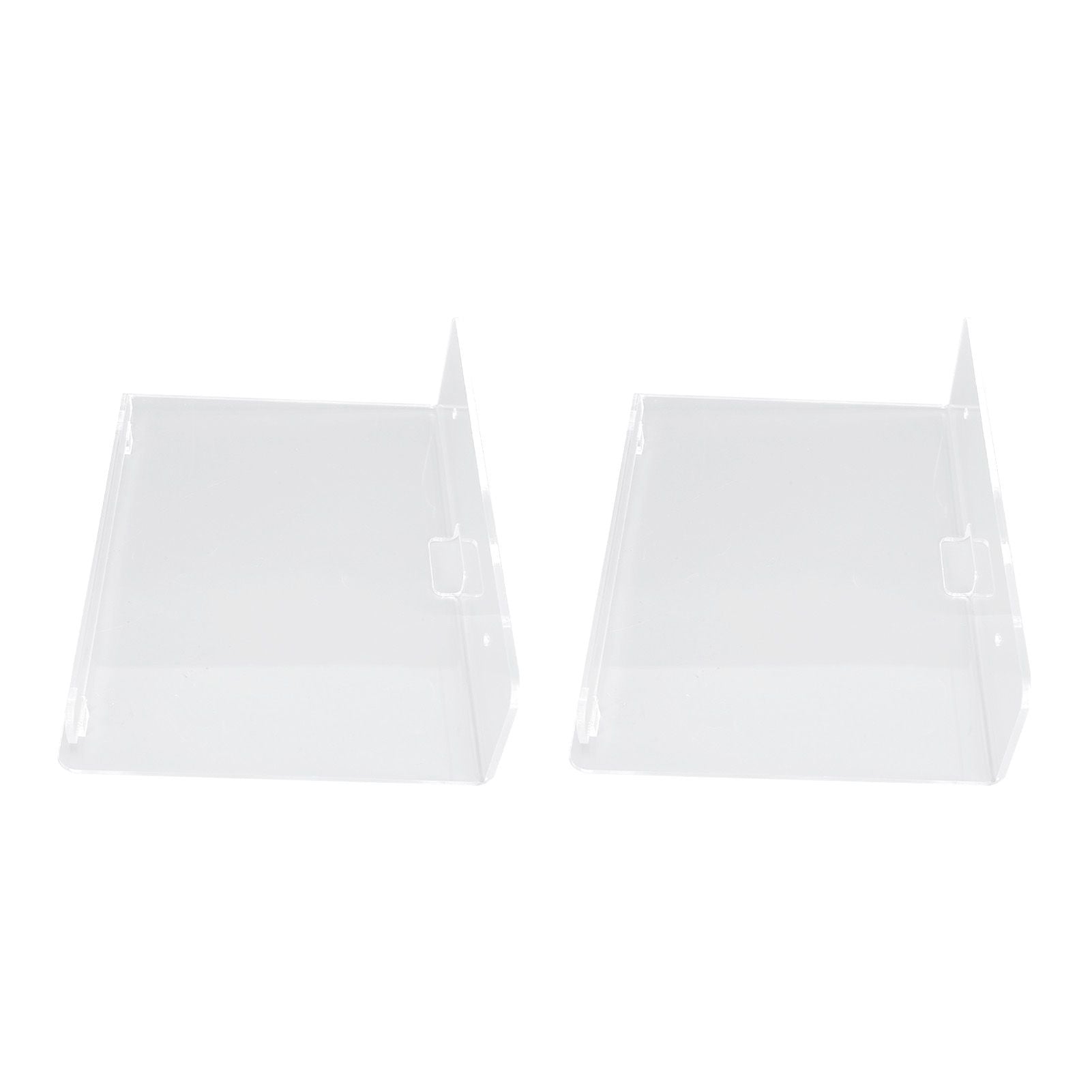 2PCS Floating Shelf Acrylic Wall Shelf Easy Installation Wall Mount for Speaker Monitor Living Room Wall Decor