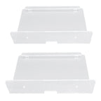 2PCS Floating Shelf Acrylic Wall Shelf Easy Installation Wall Mount for Speaker Monitor Living Room Wall Decor