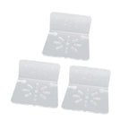 3pcs Acrylic Small Wall Shelf Floating Shelf for Security Cameras Clear Wall Shelves for Security Camera Speaker