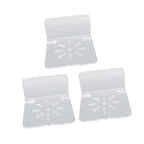 3pcs Acrylic Small Wall Shelf Floating Shelf for Security Cameras Clear Wall Shelves for Security Camera Speaker