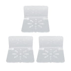 3pcs Acrylic Small Wall Shelf Floating Shelf for Security Cameras Clear Wall Shelves for Security Camera Speaker