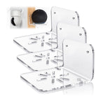 3pcs Acrylic Small Wall Shelf Floating Shelf for Security Cameras Clear Wall Shelves for Security Camera Speaker