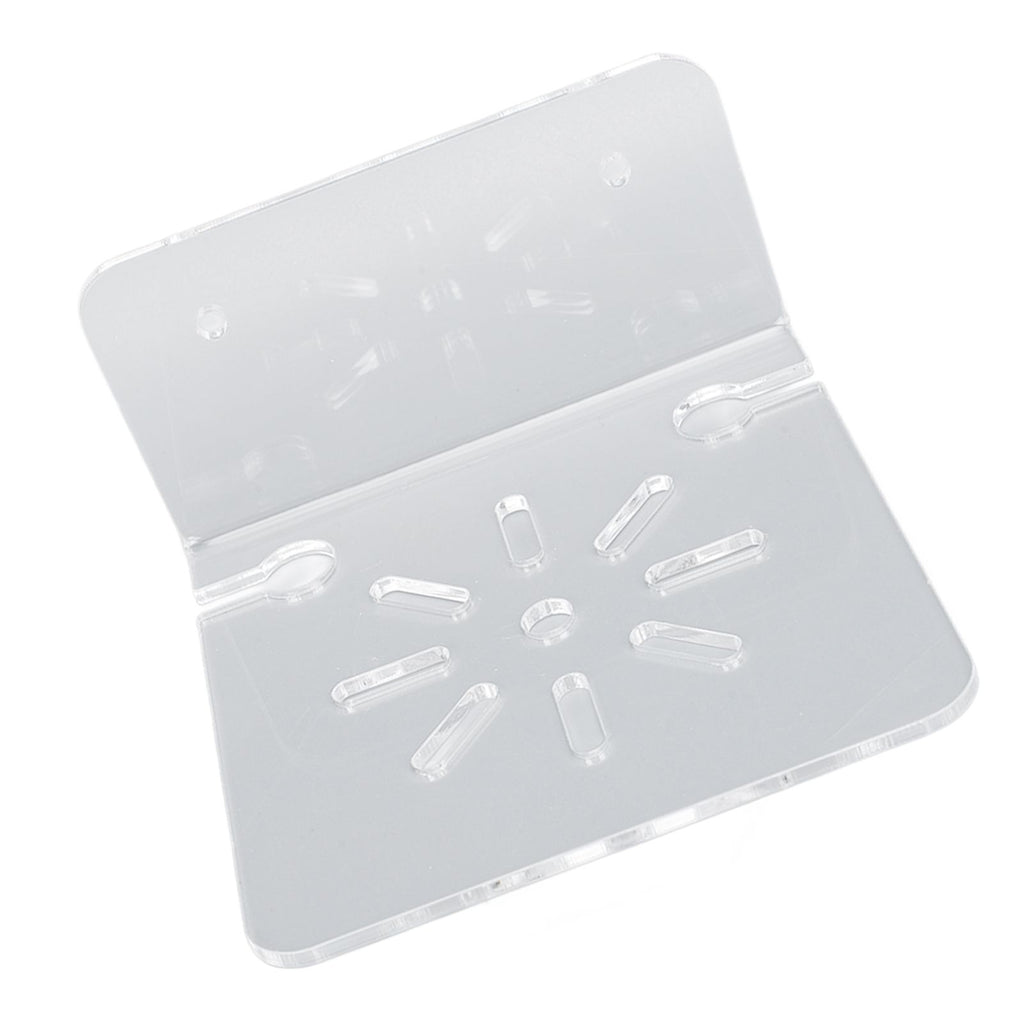 3pcs Acrylic Small Wall Shelf Floating Shelf for Security Cameras Clear Wall Shelves for Security Camera Speaker