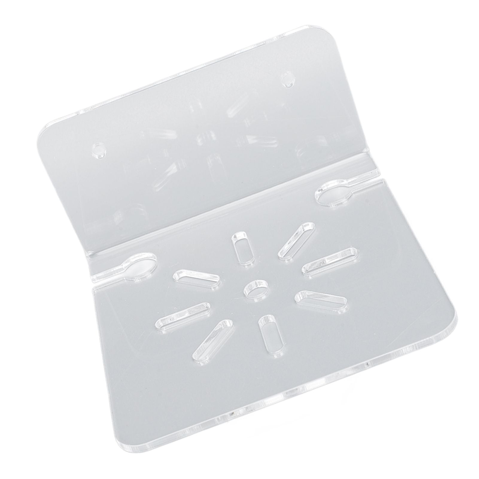 3pcs Acrylic Small Wall Shelf Floating Shelf for Security Cameras Clear Wall Shelves for Security Camera Speaker