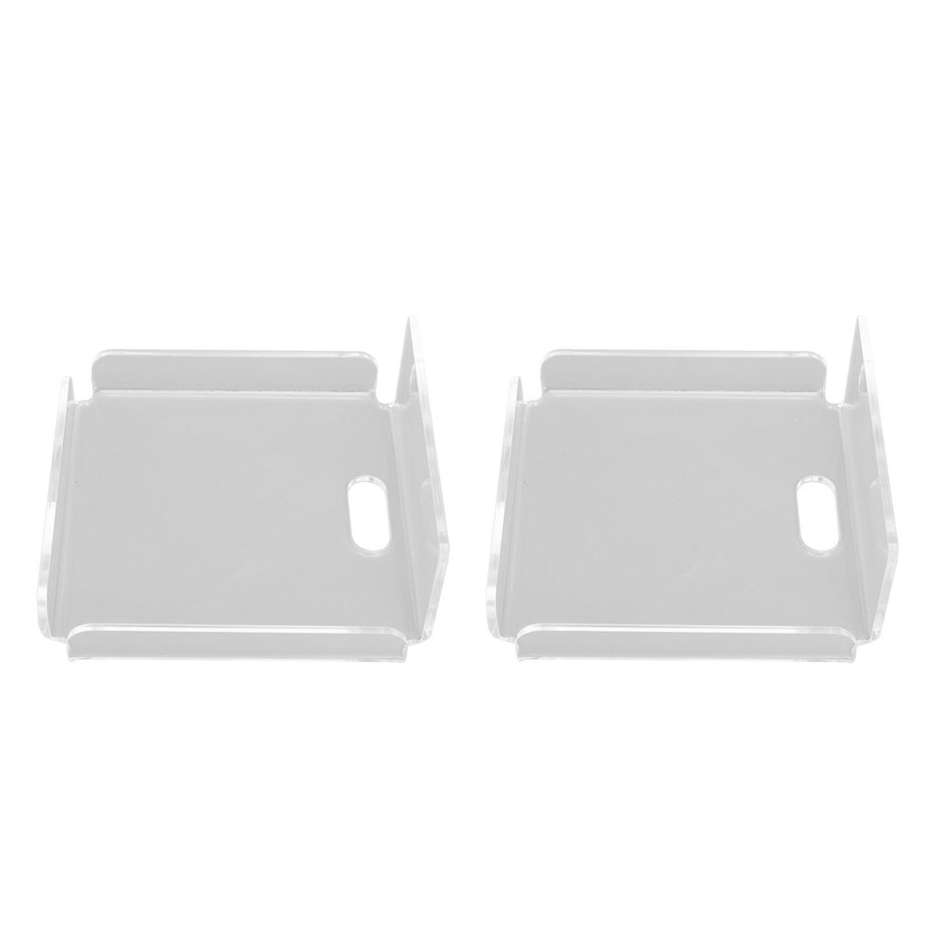 2pcs Small Speaker Wall Shelf Acrylic Adhesive Multi Angle Adjustment Space Saving Security Cameras Floating Shelf for Home Office
